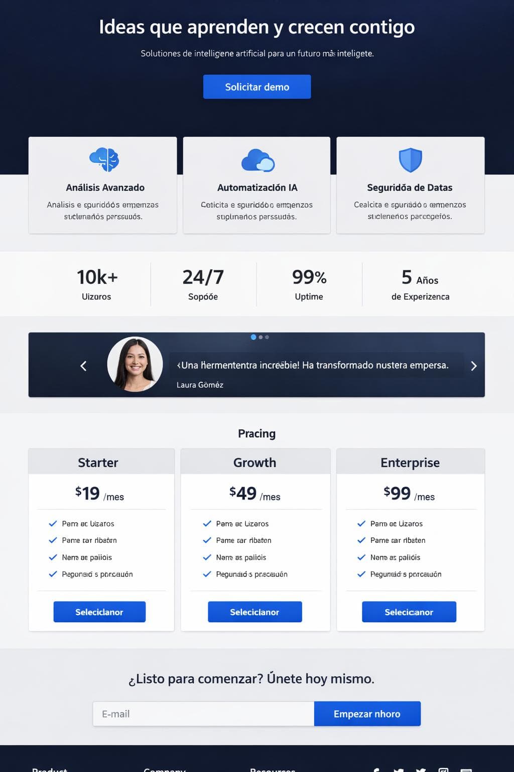 Stack Zafiro — vista previa del theme