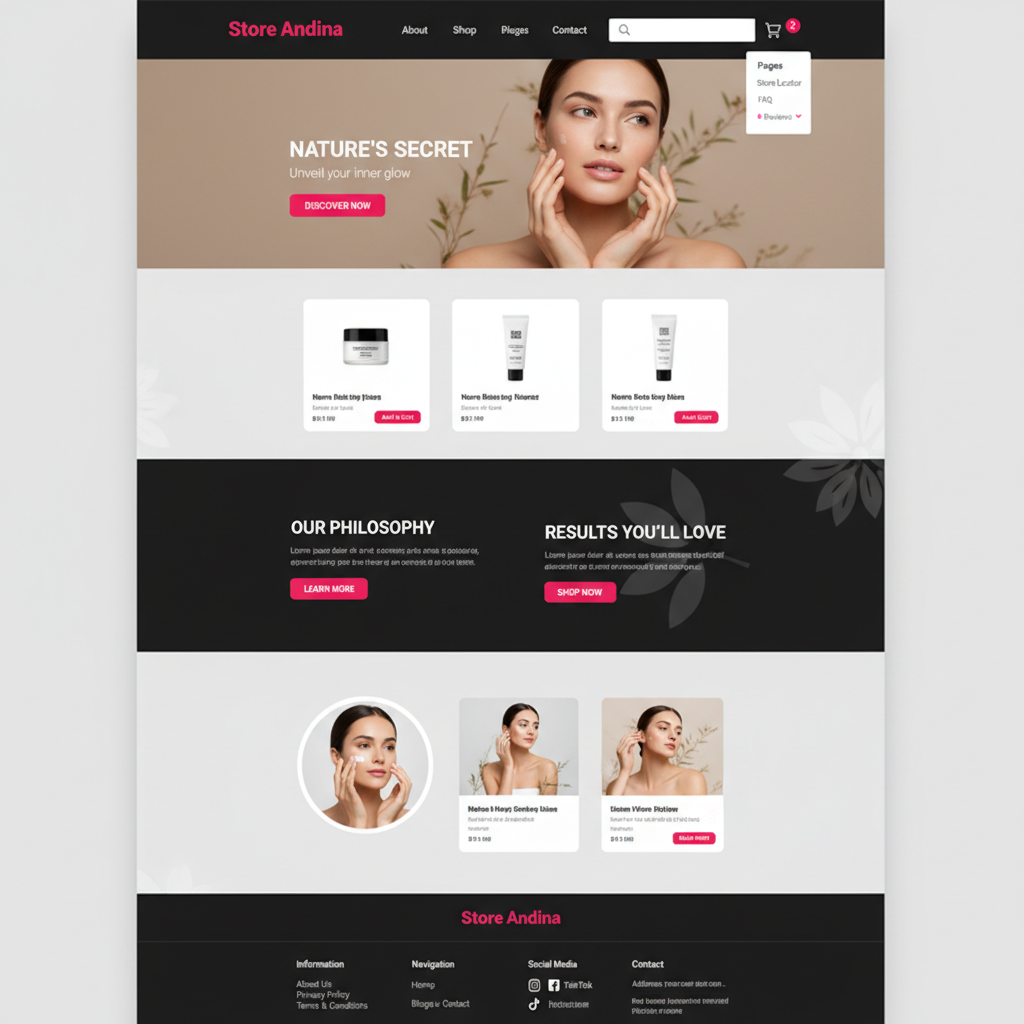 Store Andina — vista previa del theme