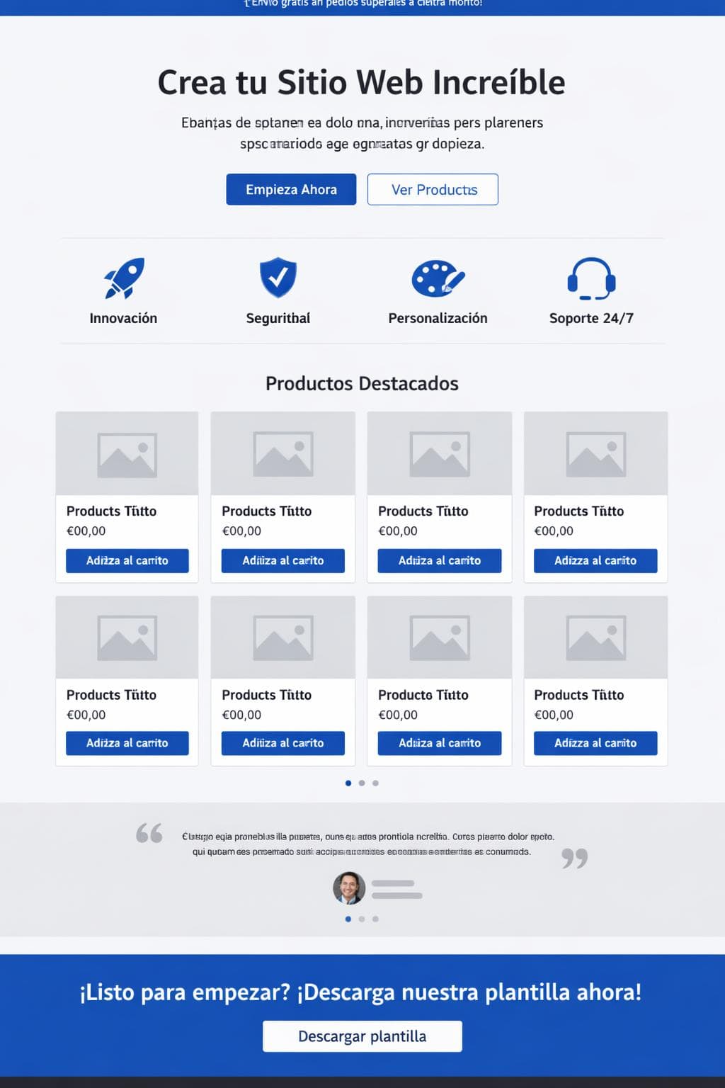Store Titan — vista previa del theme