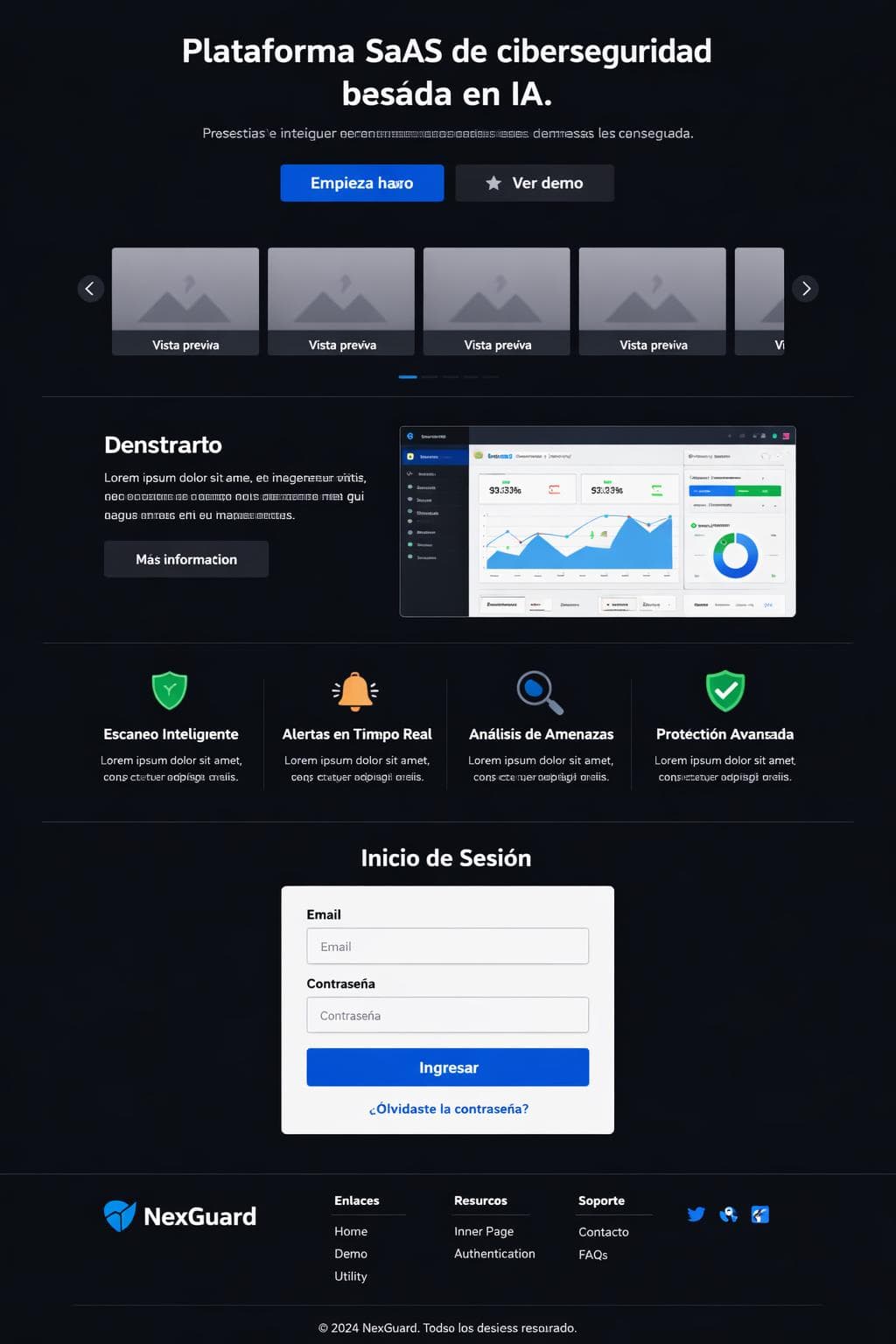 Suite Zafiro — vista previa del theme