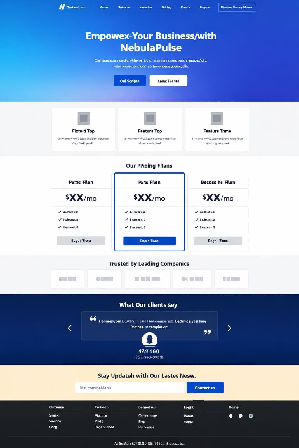 Tech Cobalto &mdash; vista previa del theme