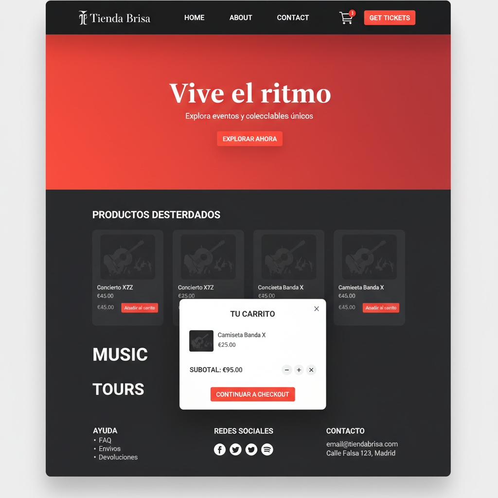 Tienda Brisa — vista previa del theme