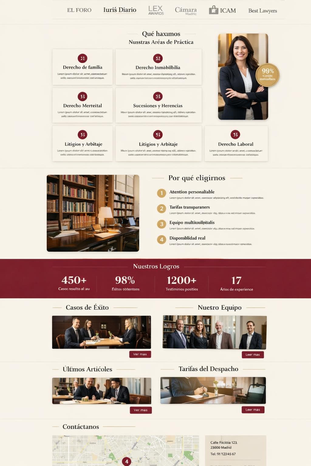 T&uacute;mida Abogados &mdash; vista previa del theme
