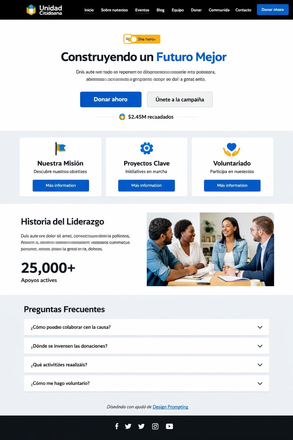 Unidad Ciudadana — vista previa del theme