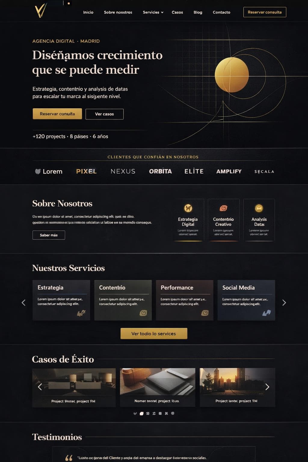 Velmara Studio &mdash; vista previa del theme