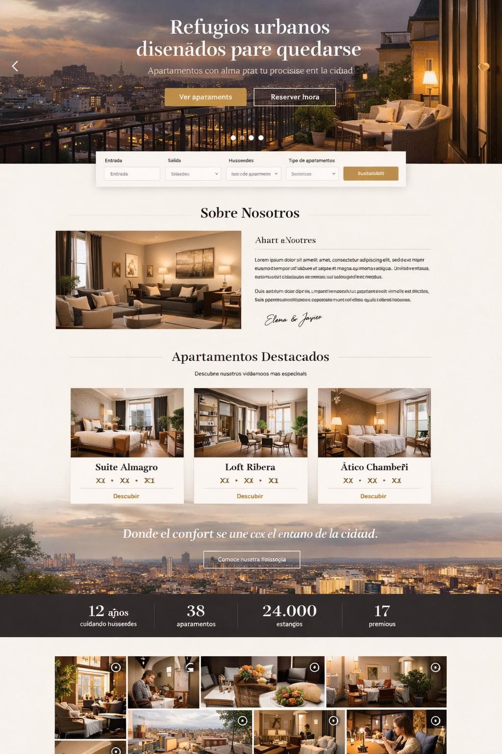 Veluria Suites &mdash; vista previa del theme