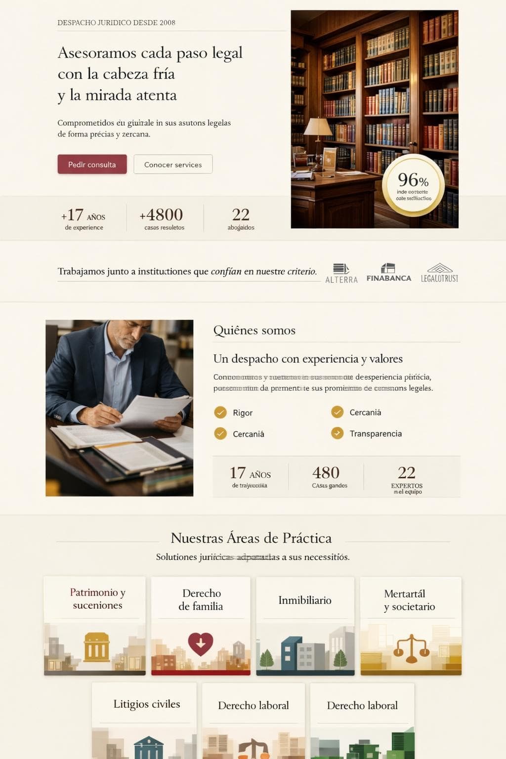 Verdania Legal &mdash; vista previa del theme
