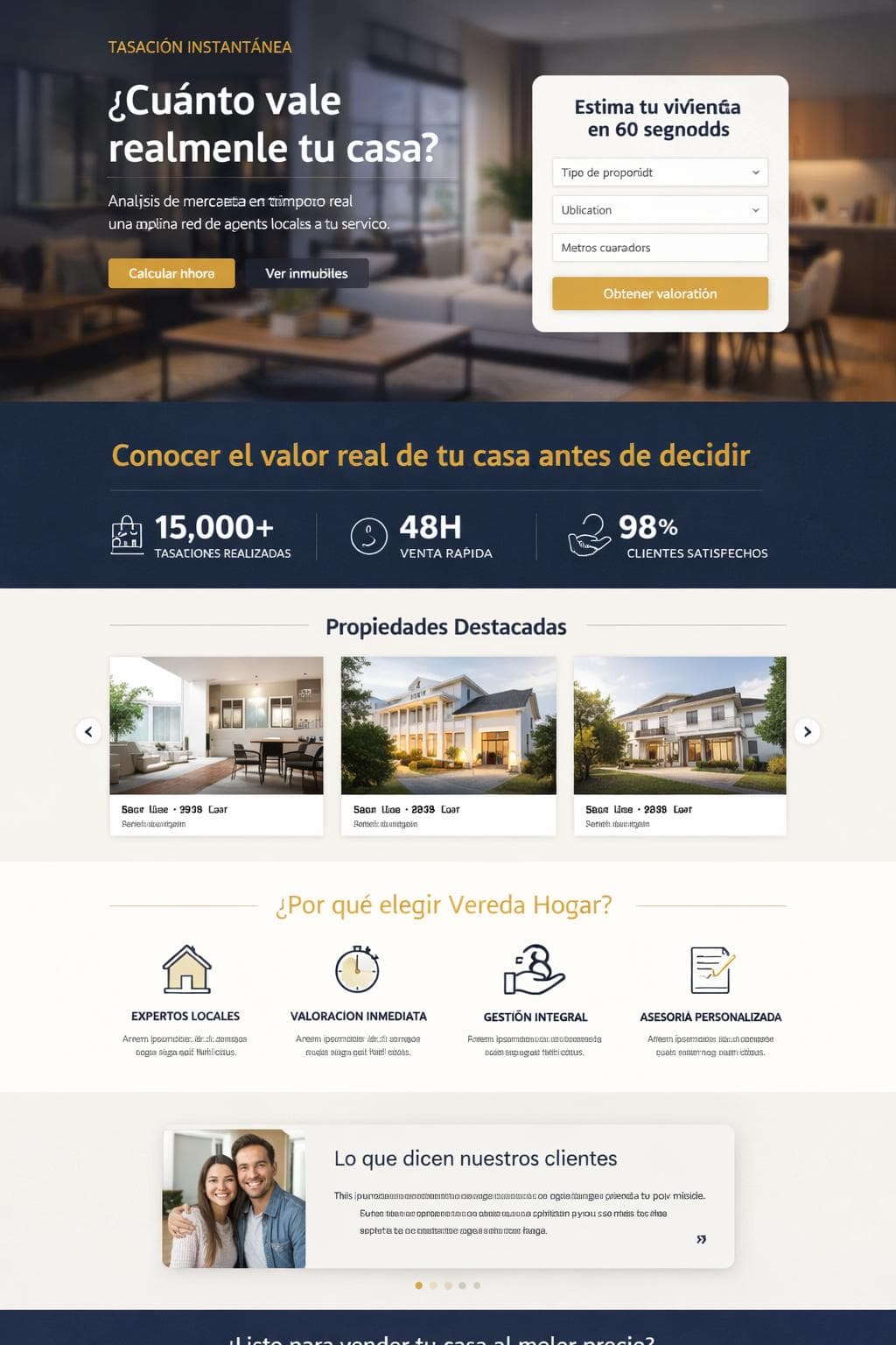 Vereda Hogar — vista previa del theme