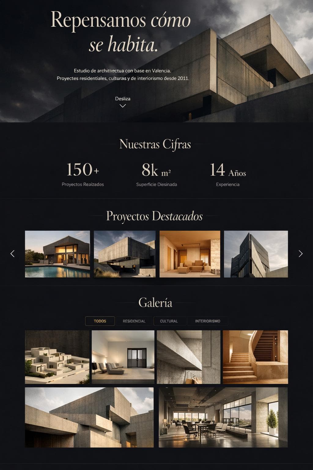Vértice Atelier — vista previa del theme